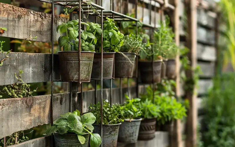 Hanging Herb Garden: