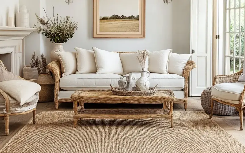 Natural Fiber Rugs (French-inspired):