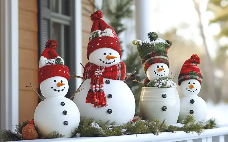 Snowman Family: