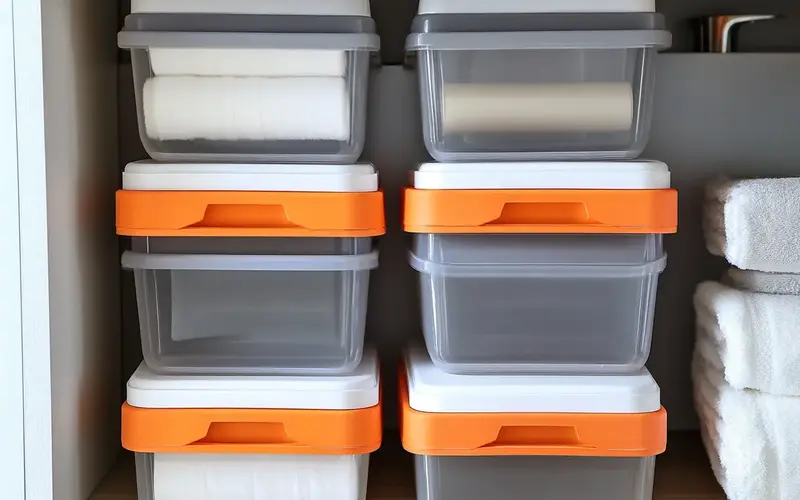 Stackable Storage Bins: