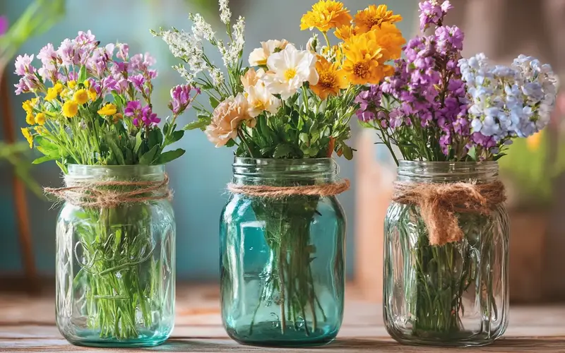 Mason Jars: 