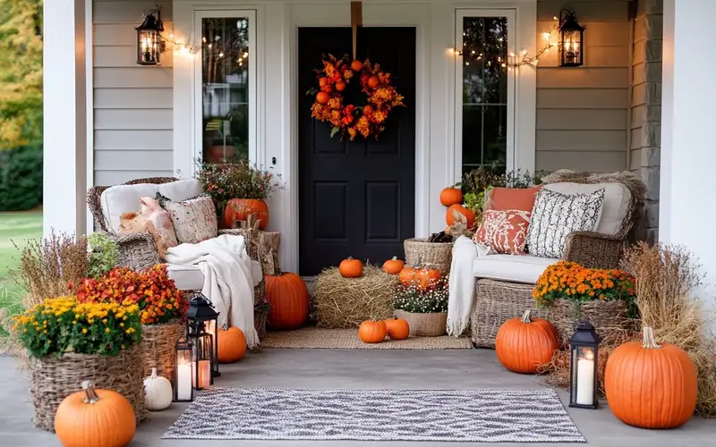 Outdoor Fall Decor: