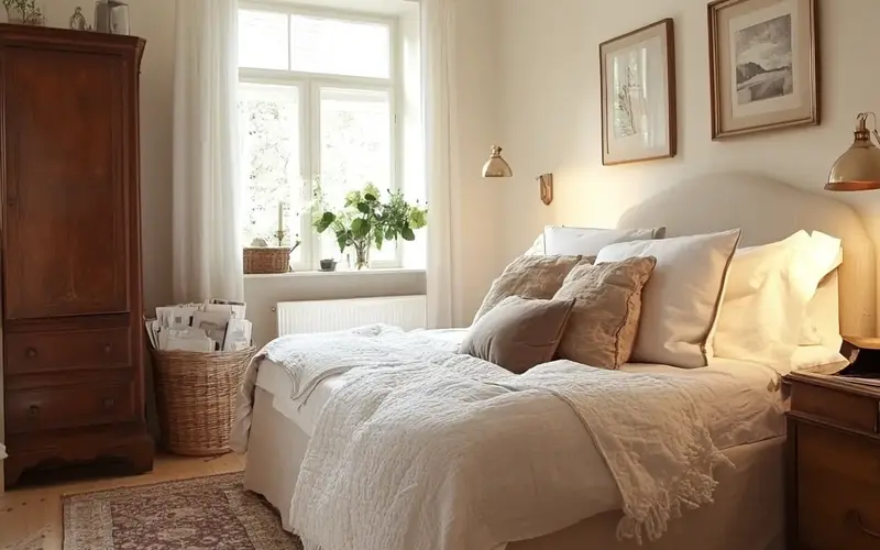 Swedish-Inspired Guest Room: