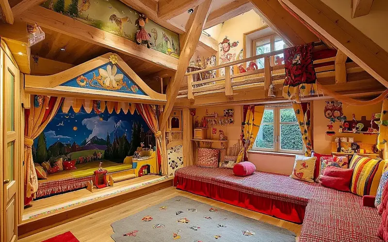 Whimsical Children's Room (Austrian-inspired Children's Room):