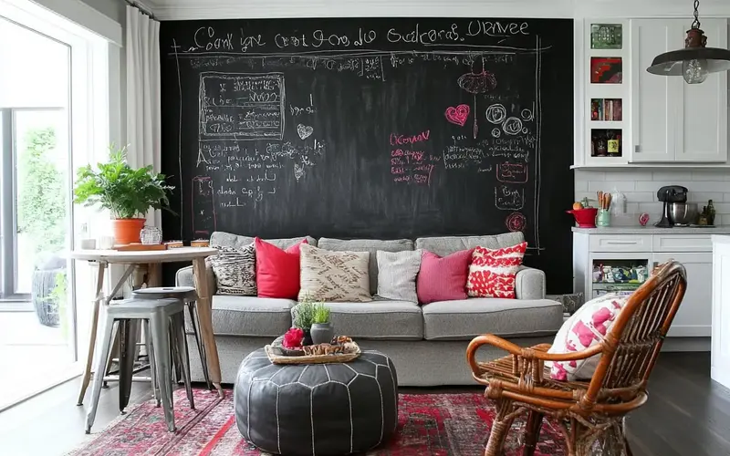 Chalkboard Wall: 