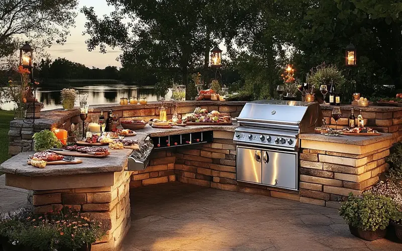 Create an Outdoor Kitchen: