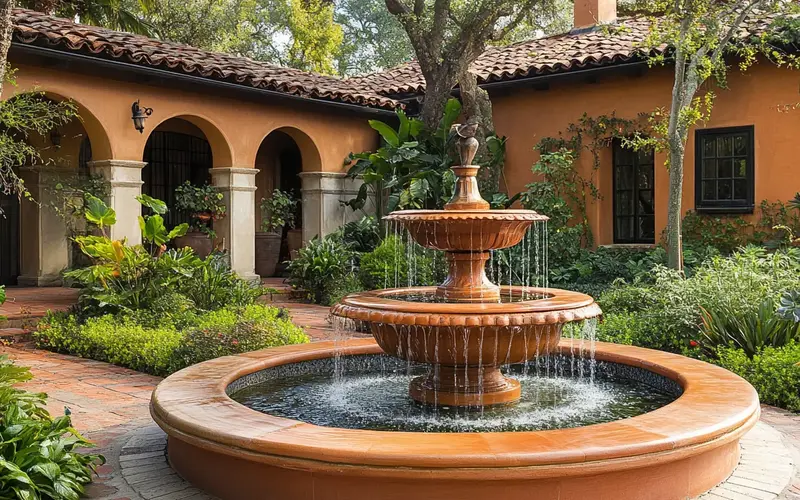 Outdoor: Terracotta Fountain: