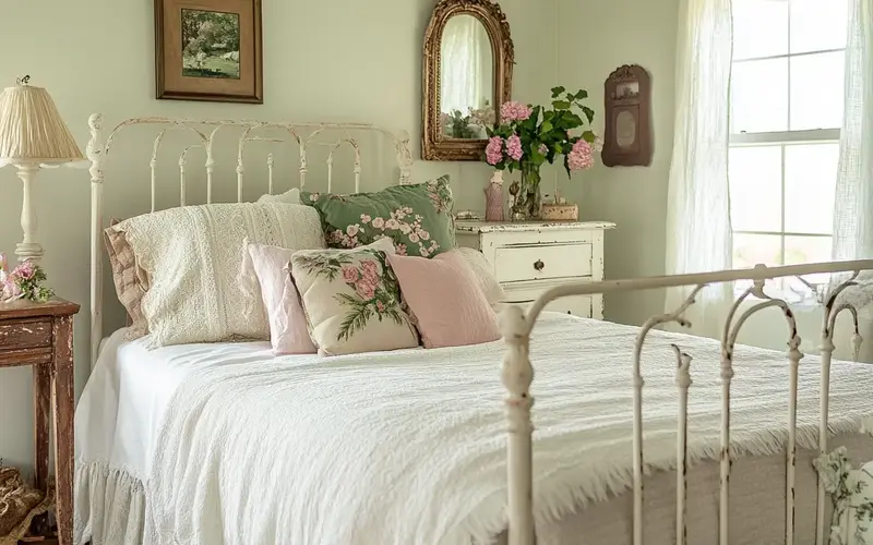 Mid-Century Inspired Guest Room: Shabby Chic Haven: