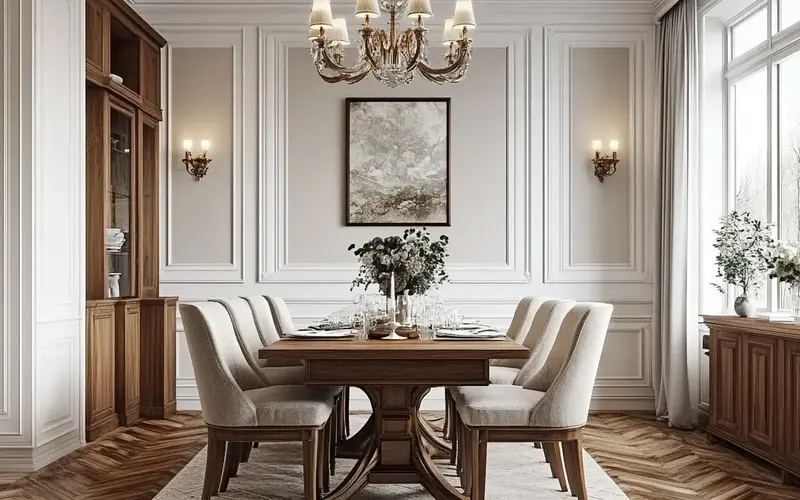 Swedish-Inspired Dining Room: