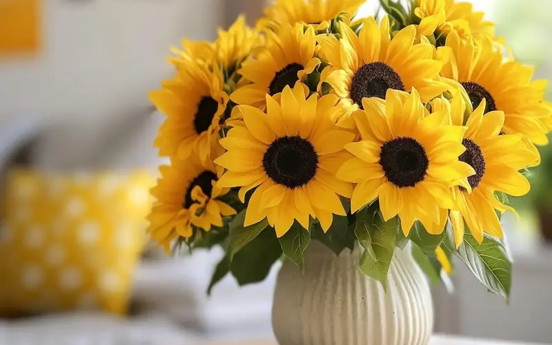 Yellow Floral Arrangement: