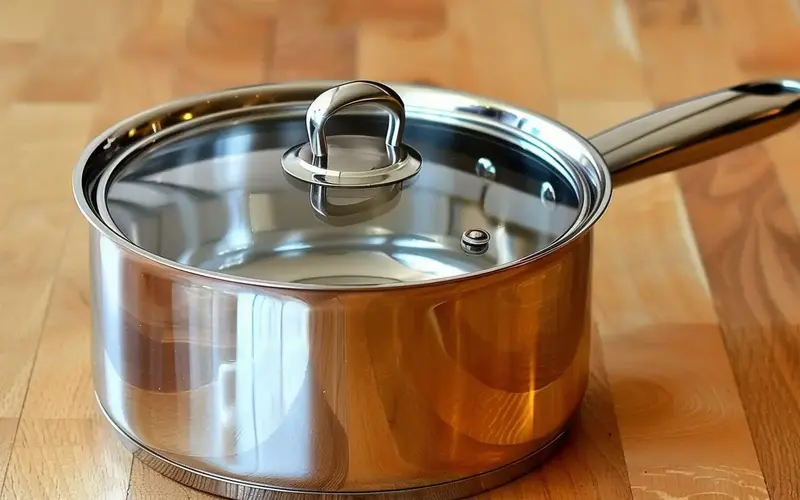 A Saucepan with Lid: 