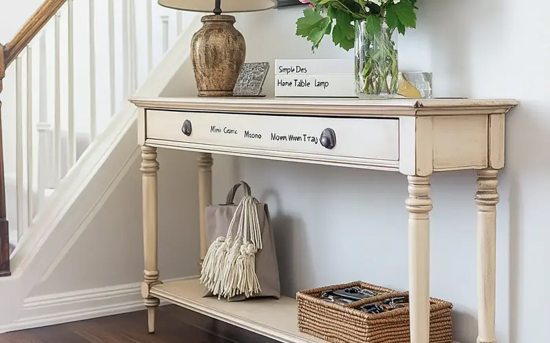 Console Table Makeover: