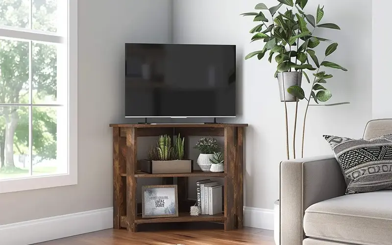 Corner TV Stand: 