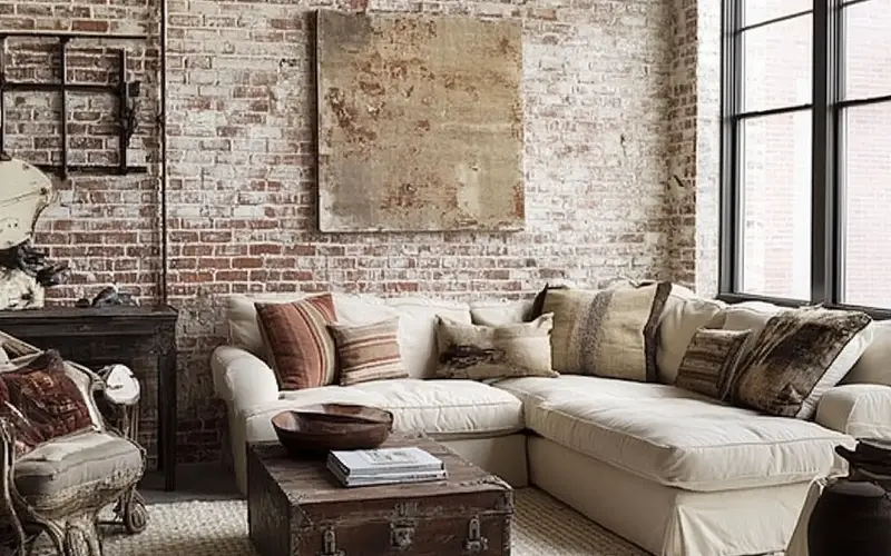 Exposed Brick Walls: