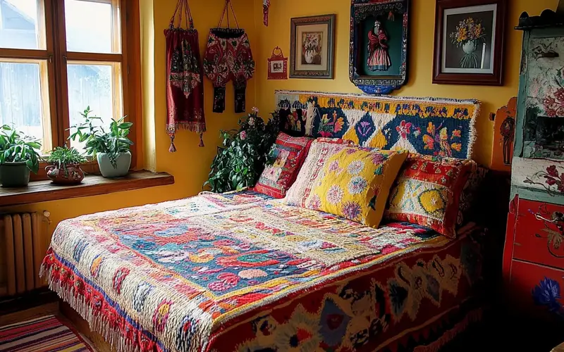 Folk Art Fantasy (Czech-inspired Bedroom):