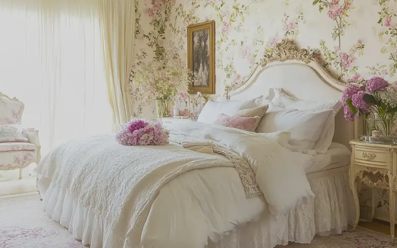 Romantic Floral Retreat (Austrian-inspired Bedroom):