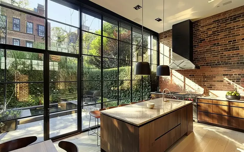 Floor-to-Ceiling Windows: