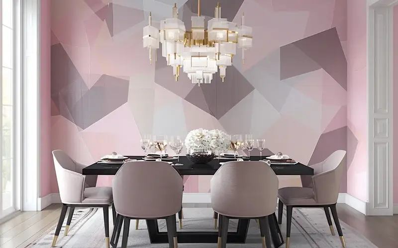 Art Deco-Inspired Dining Room: