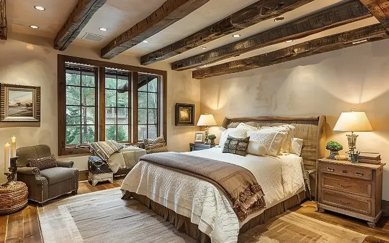 Exposed Ceiling Beams: