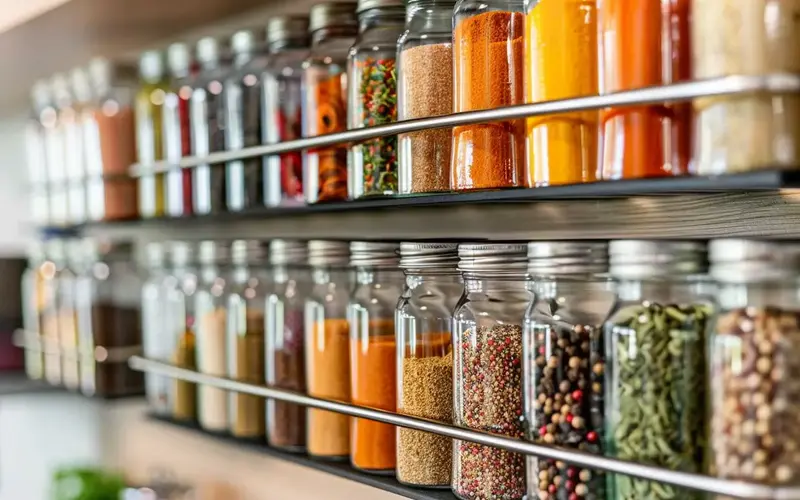 Magnetic Spice Racks: