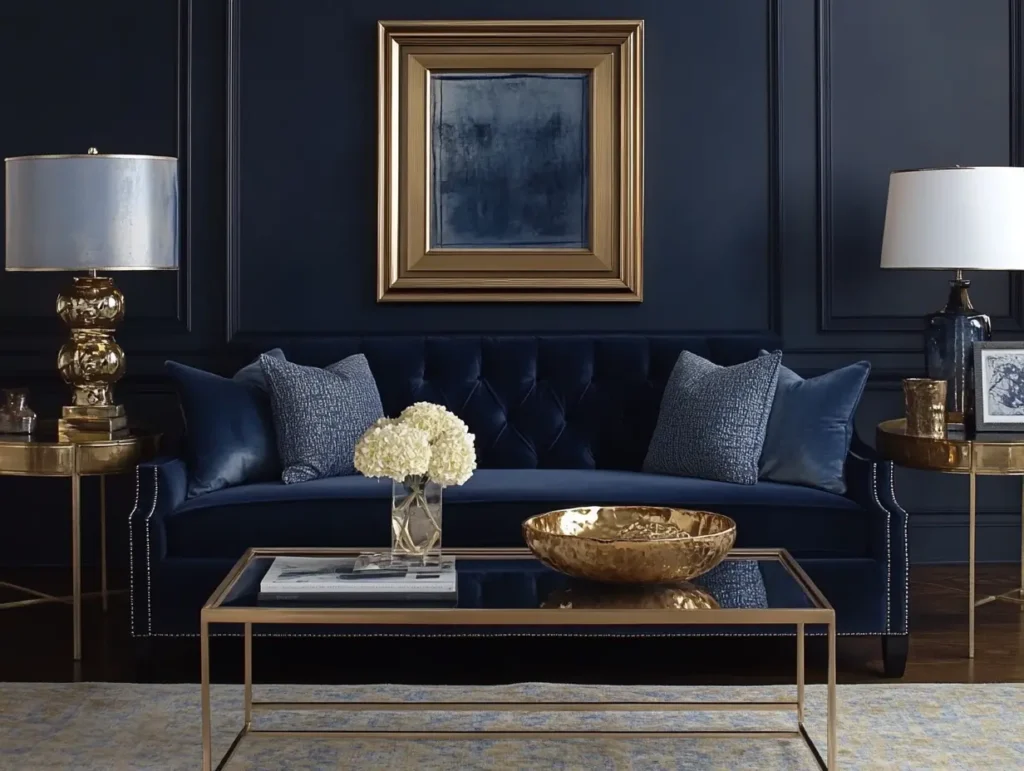 Navy & Gold: A Match Made in Decor Heaven: