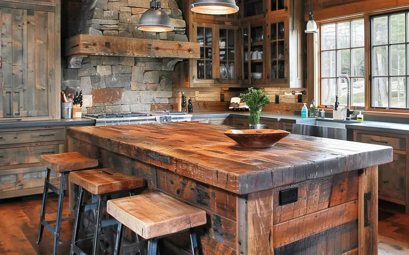 Reclaimed Wood Accents: