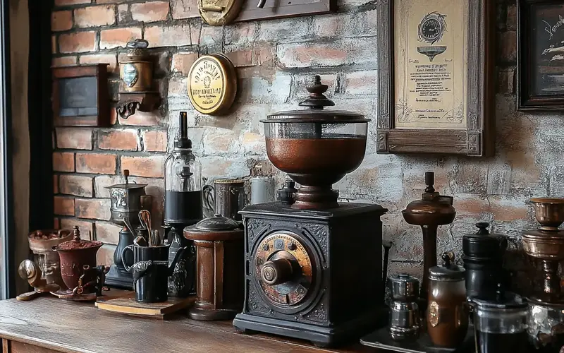 Vintage Coffee Grinder: