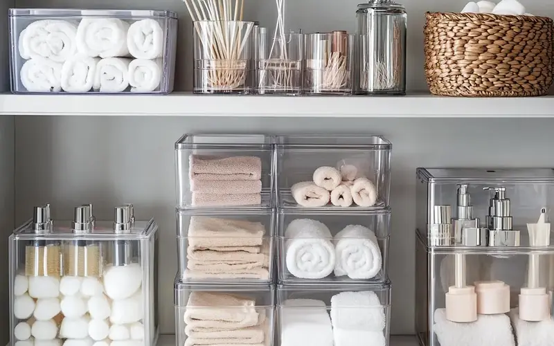 Clear Acrylic Containers: