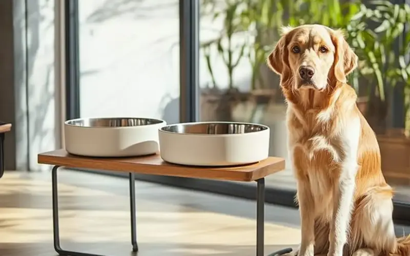 Elevated Food and Water Bowls: