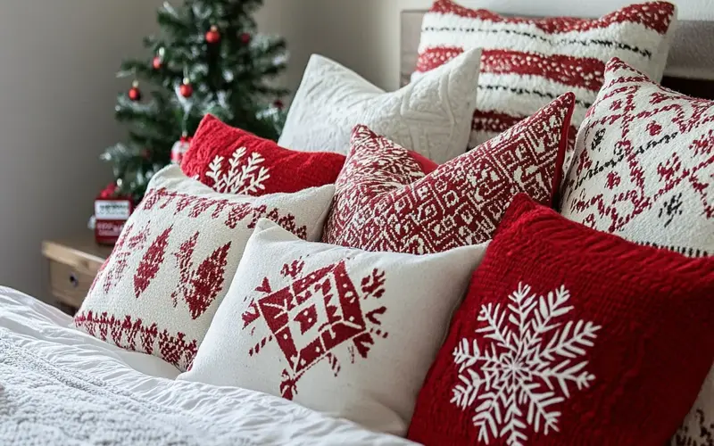 Festive Throw Pillows: