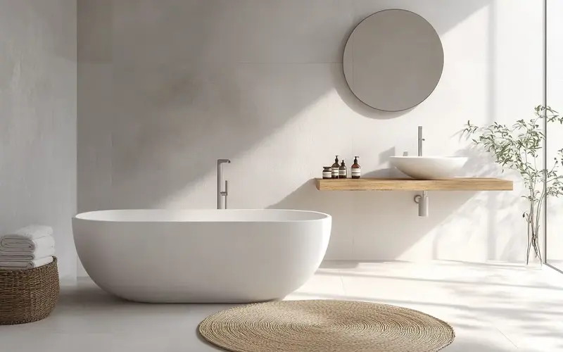 Modern Minimalism (Czech-inspired Bathroom):