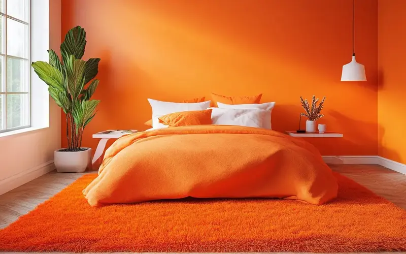 Orange Rug: