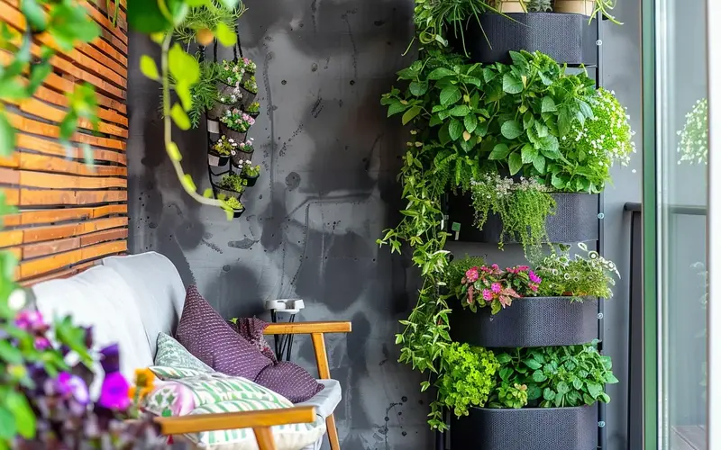 Vertical Garden Oasis: 