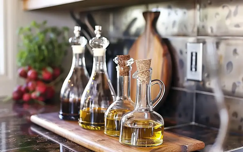 Artistic Oil and Vinegar Dispensers: Practical Elegance: