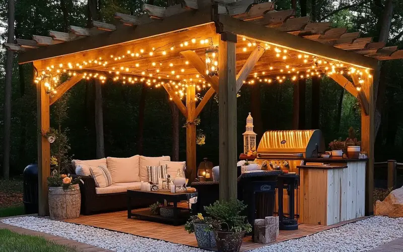 Fairy Light Canopy: