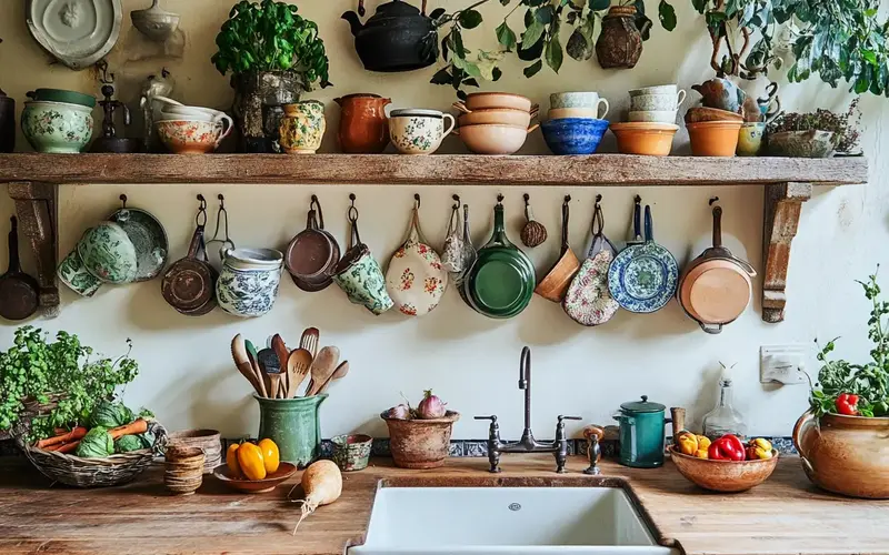 Farmhouse Charm (Irish-Inspired Kitchen): 