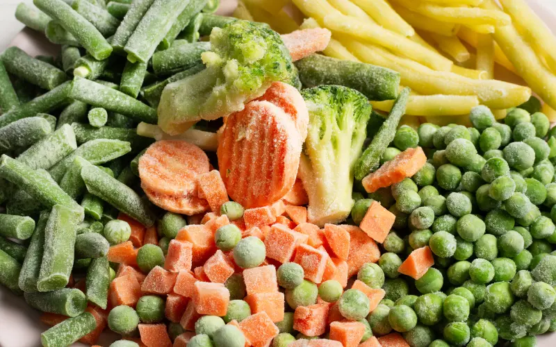 Frozen Vegetables: 