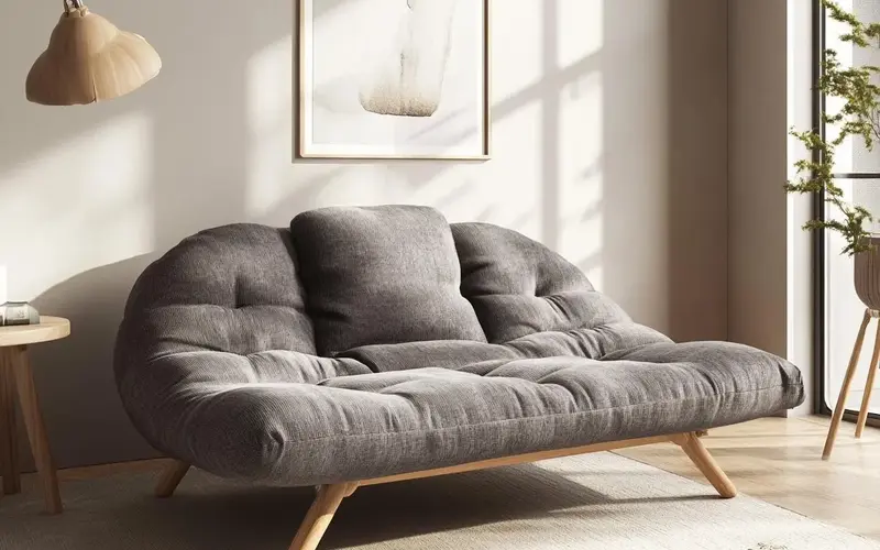 Futon Fun: Minimalist Chic Meets Multifunctionality: