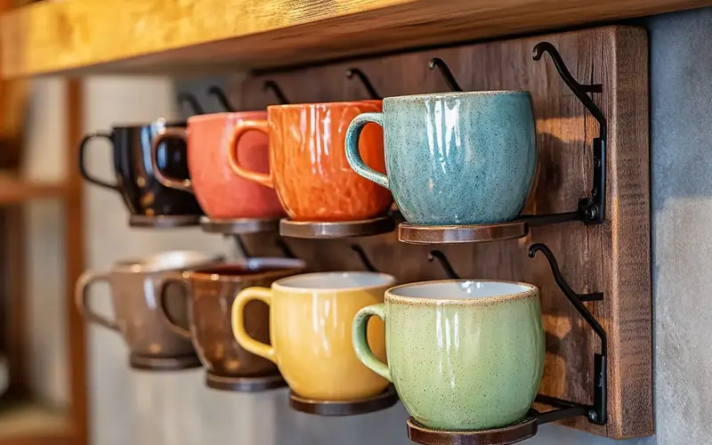 Hanging Mug Rack: