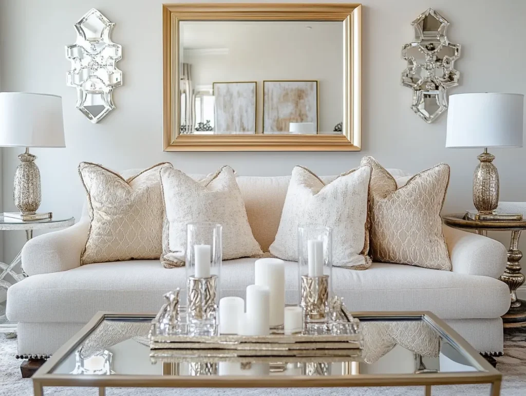 Incorporate Metallic Accents: