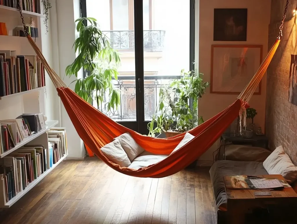 Indoor Hammock or Swing: