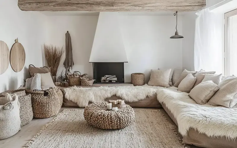 Living Room: Scandinavian Hygge with a German Twist: