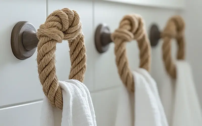 Nautical Rope Hooks: