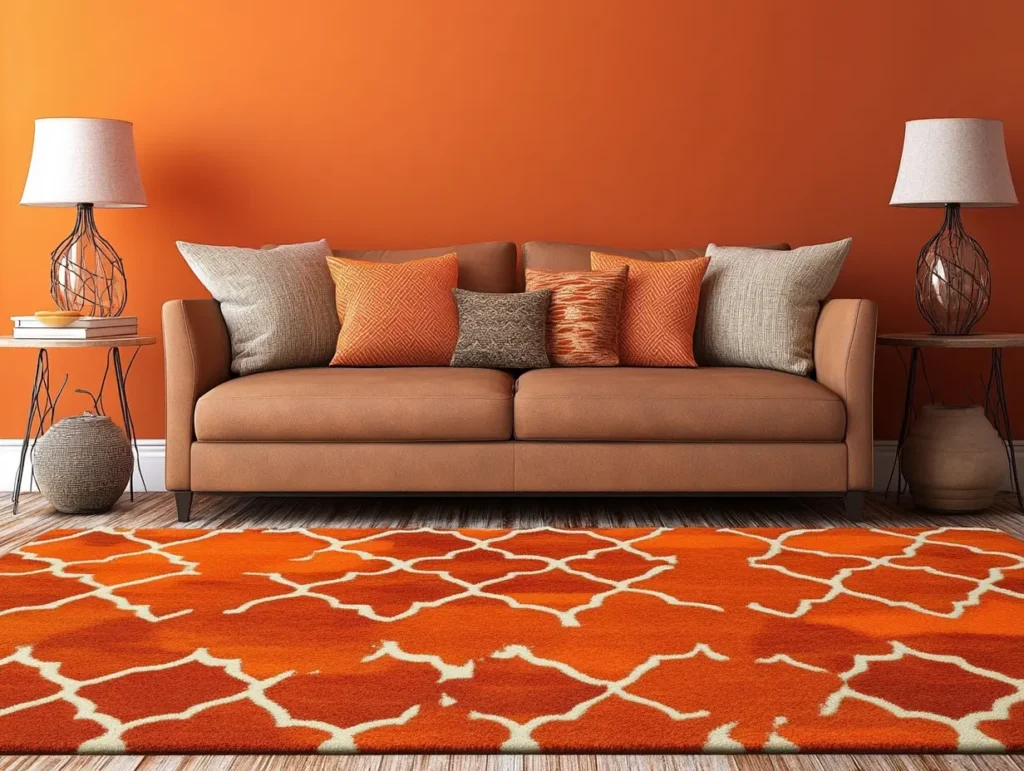 Orange Rug: