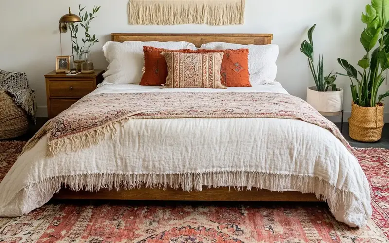 Vintage-Style Rugs and Textiles: