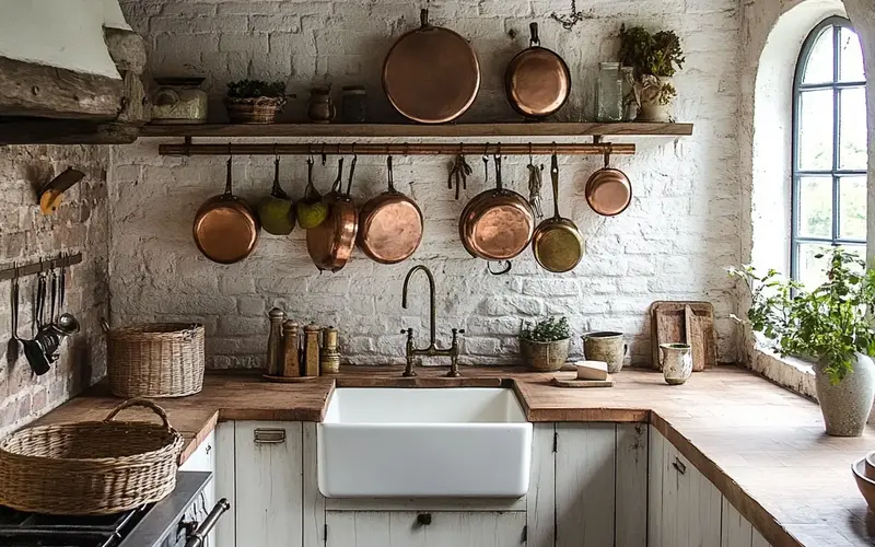 Rustic Warmth in the Kitchen (Dutch-inspired Kitchen):