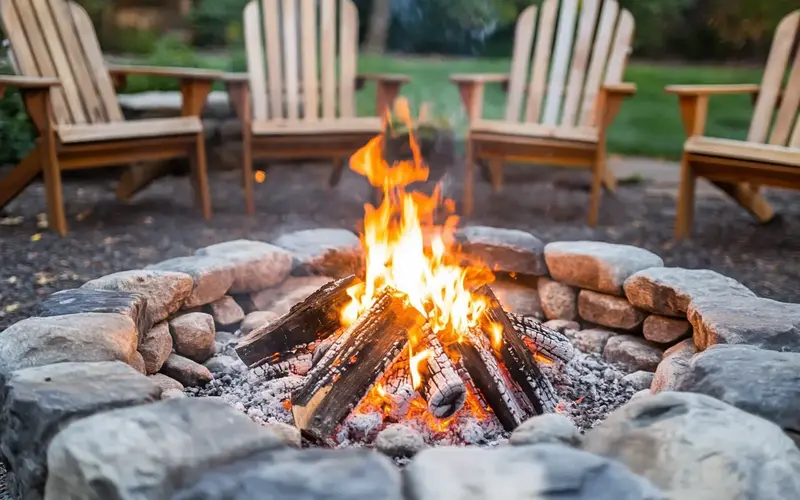 Build a Fire Pit for Warmth and Gatherings: