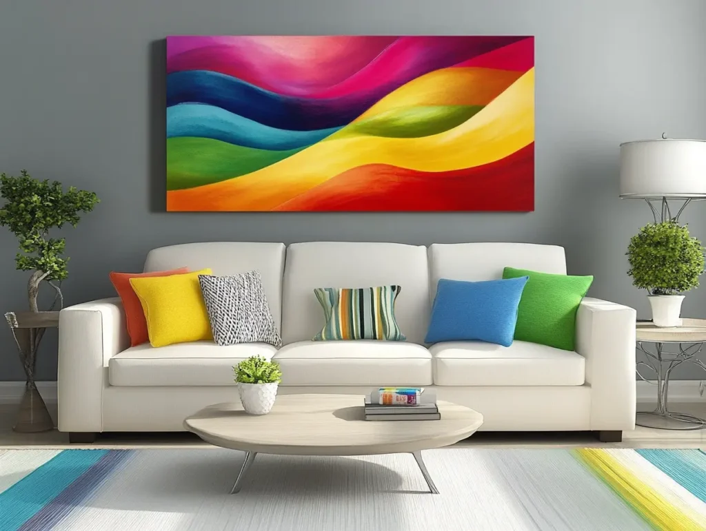 Introduce Pops of Color with Artwork: