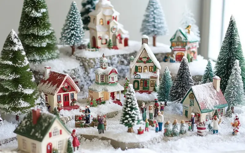 Miniature Christmas Village: