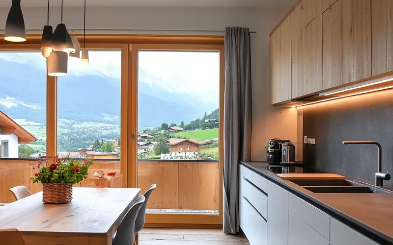 Modern Alpine Kitchen (Austrian-inspired Kitchen):